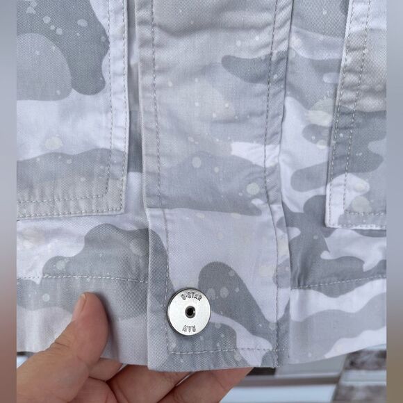 Gstar Ospak Deconstructed Splatter Overshirt small - Picture 6 of 16